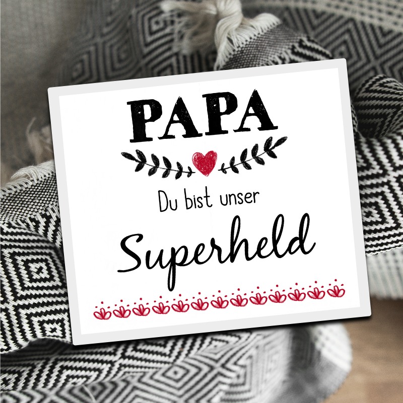 Vatertag Schild lustiger Spruch Papa