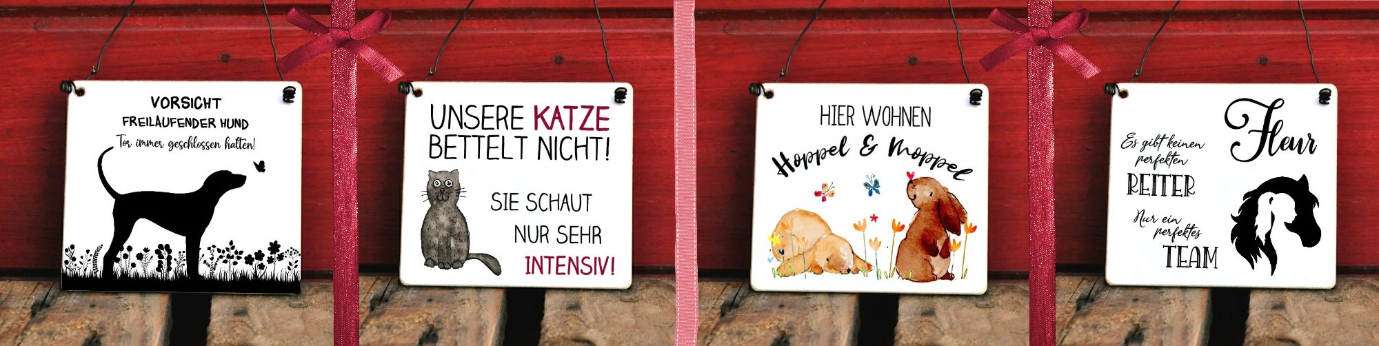 Tierschilder Hundeschilder Stallschilder Katzenschilder Kaninchen Hasen Ponys Pferde...