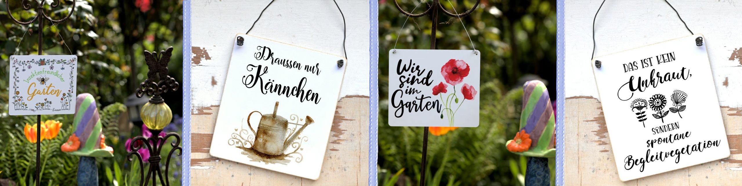 Gartenschilder